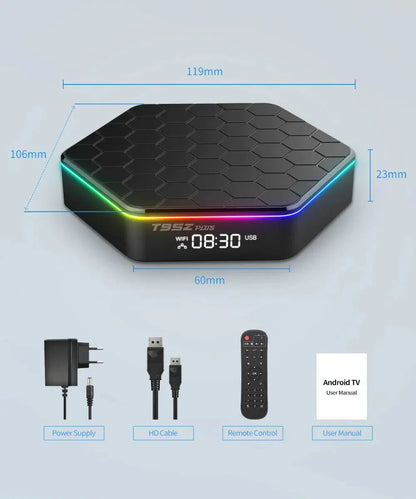 2023 Upgraded T95Z plus Smart Android 12.0 TV Box Quad Core 6K HD Stream Player