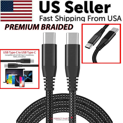 Lightning Fast & Ultra Durable: Braided USB-C Charge & Sync Cable Bundle (3/6/10FT) - FutureTech Emporium