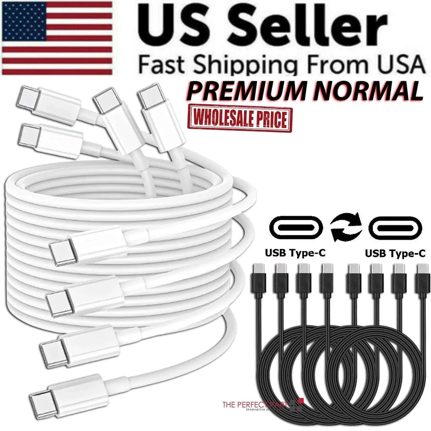 Lightning Fast & Ultra Durable: Braided USB-C Charge & Sync Cable Bundle (3/6/10FT) - FutureTech Emporium