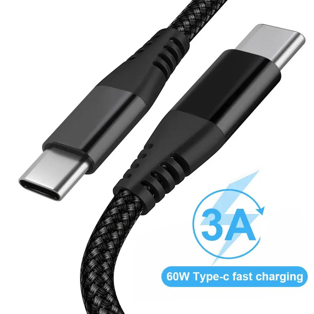 Lightning Fast & Ultra Durable: Braided USB-C Charge & Sync Cable Bundle (3/6/10FT) - FutureTech Emporium