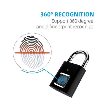 Smart Fingerprint Padlock - FutureTech Emporium