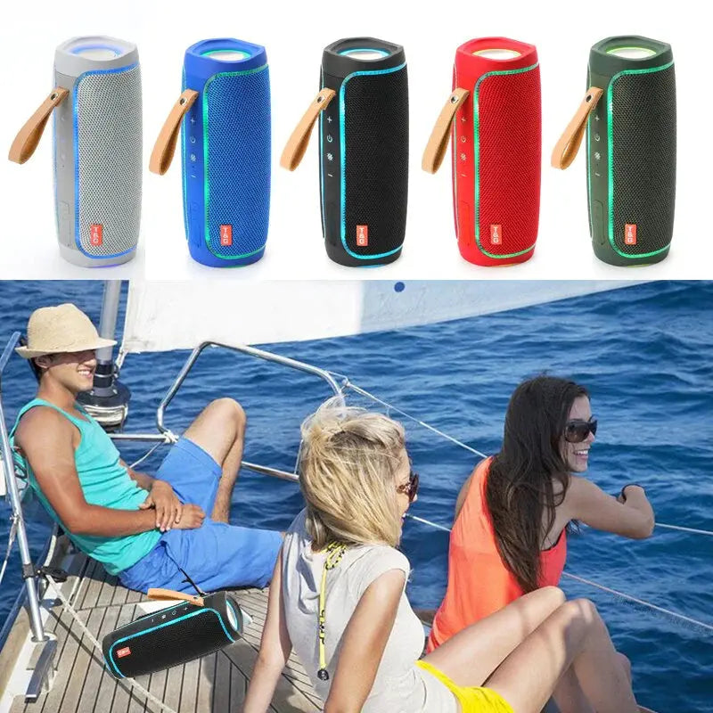 The Ultimate Waterproof Bluetooth Speaker with Explosive Bass & Multi-Source Power - FutureTech Emporium